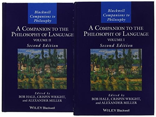 A Companion to the Philosophy of Language - book cover