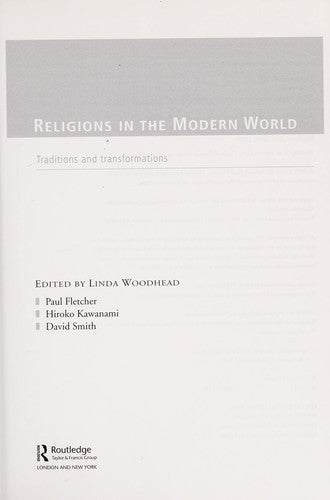 Religions in the modern world : traditions and transformations - book cover