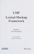 LMF Lexical Markup Framework - book cover