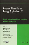 Ceramic materials for energy applications. IV : a collection of papers presented at the 38th International Conference on - book cover