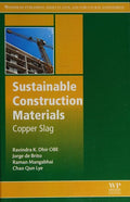 Sustainable construction materials copper slag - book cover