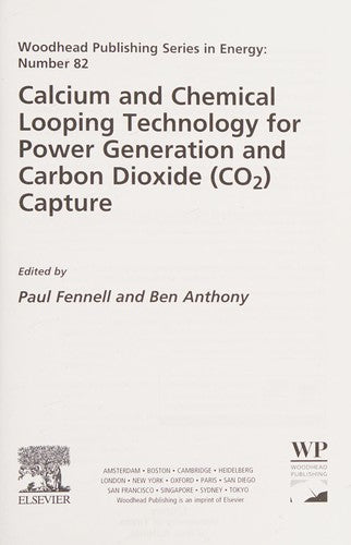 Calcium and Chemical Looping Technology for Power Generation and Carbon Dioxide - book cover