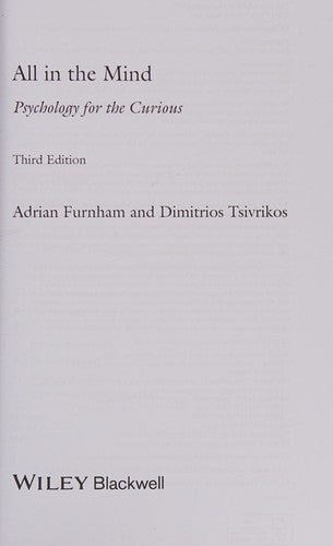 All in the mind : psychology for the curious - book cover
