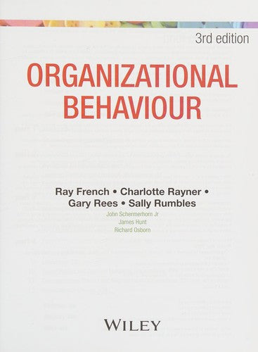 Organizational Behaviour - book cover