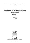 Handbook of herbs and spices: Volume 2, Second Edition Edition: Second Edition - book cover