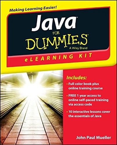 Java eLearning Kit For Dummies - book cover