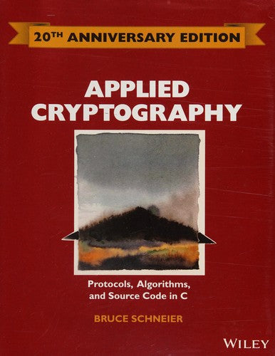 Applied Cryptography: Protocols, Algorithms and Source Code in C - book cover